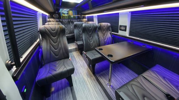 fairfield 18 passenger sprinter van interior