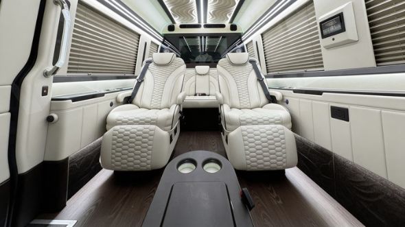 fairfield 8 passenger sprinter van interior