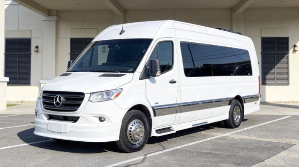 fairfield wedding sprinter van rental