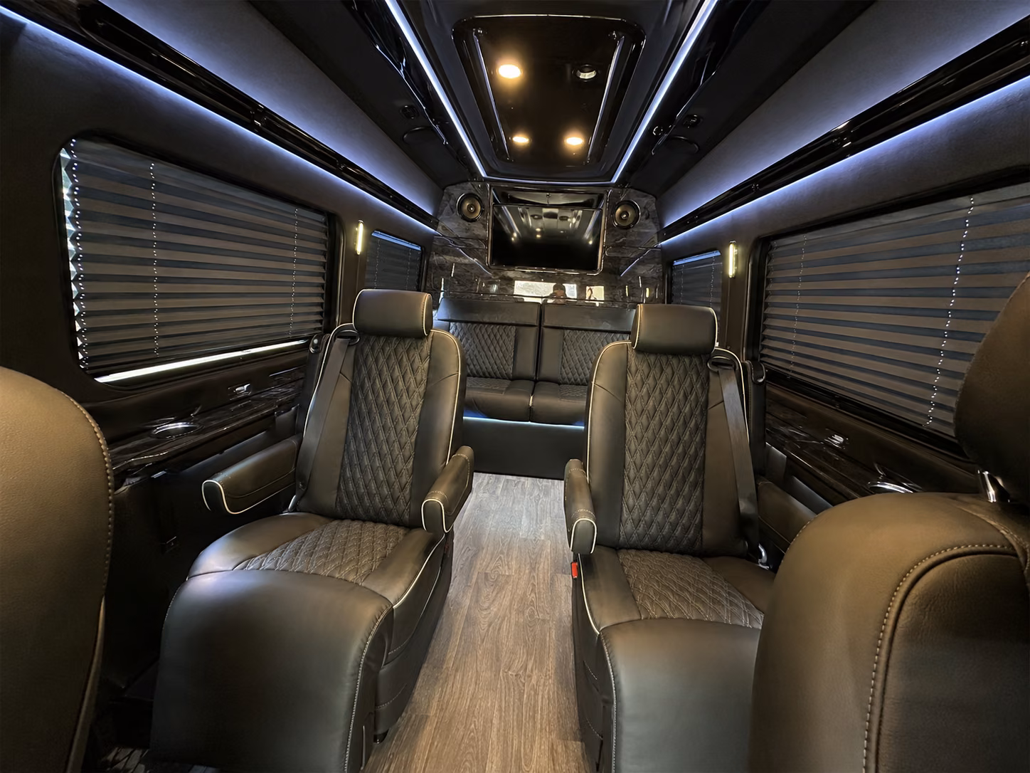 18 passenger sprinter van inside