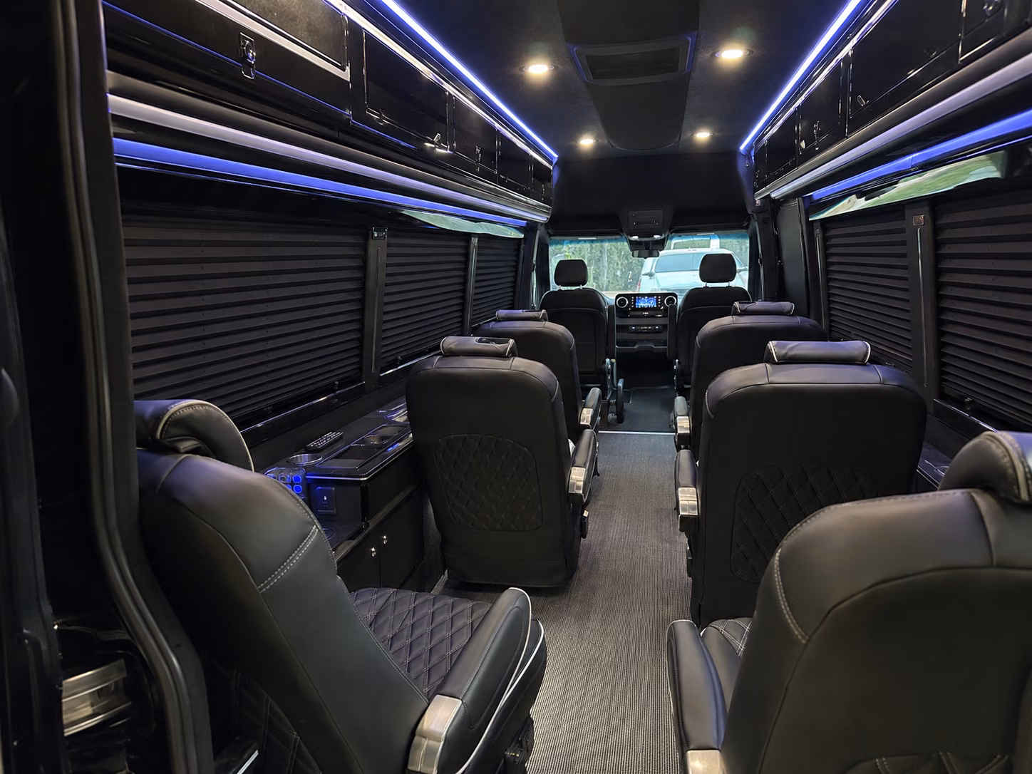 20 passenger sprinter van inside