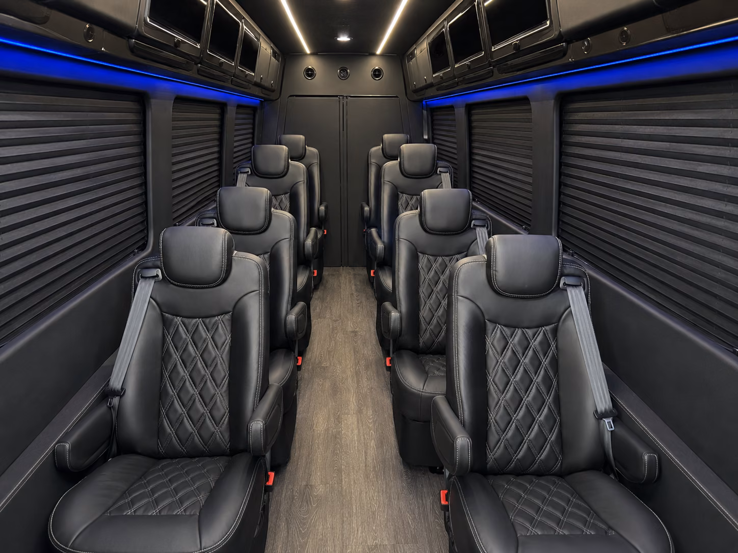 8 passenger sprinter van interior