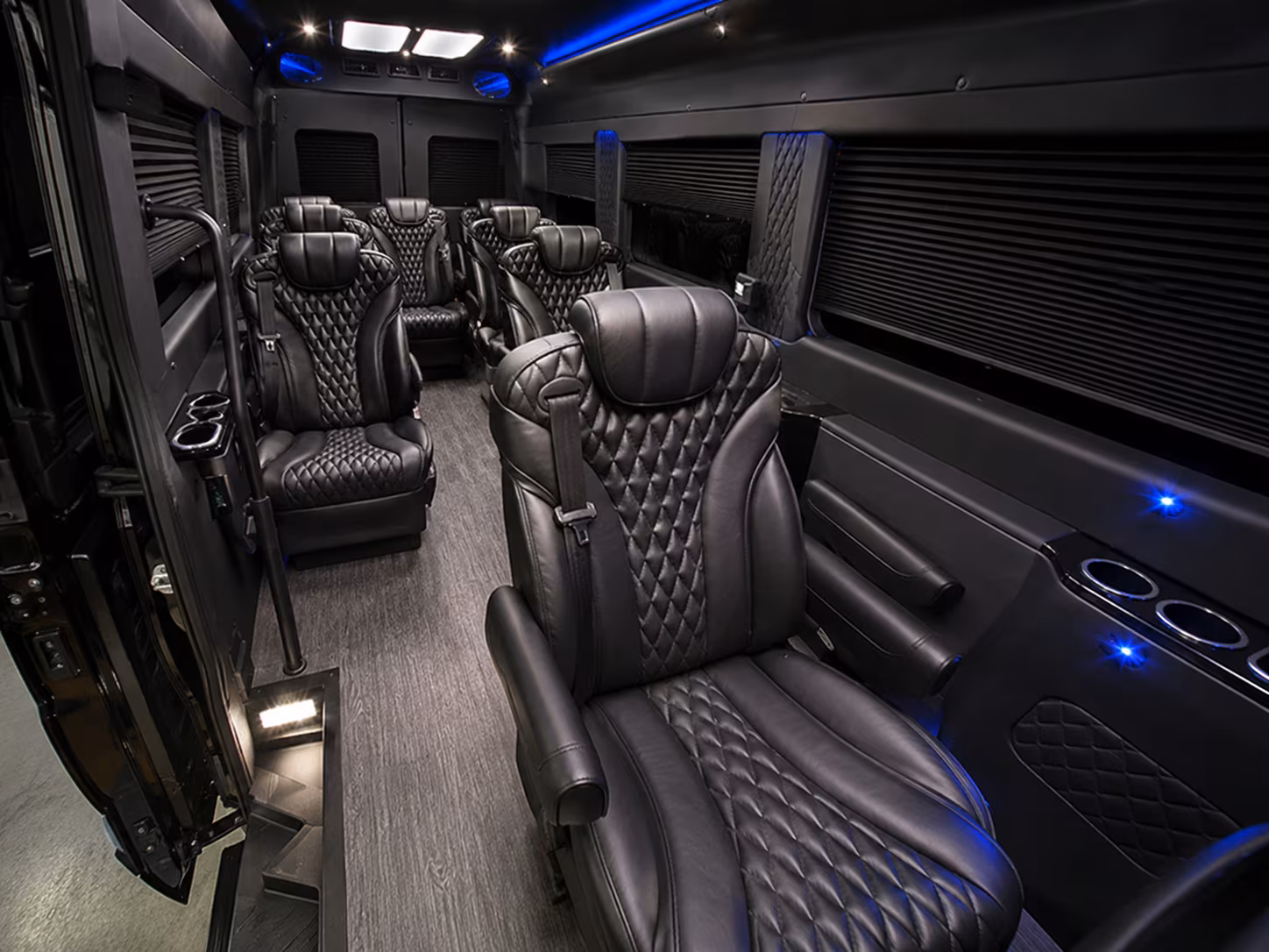 fairfield 10 passenger sprinter van interior
