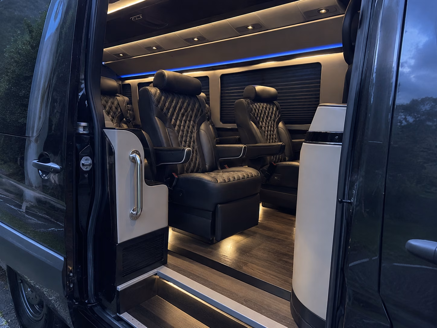 fairfield 12 passenger sprinter van interior