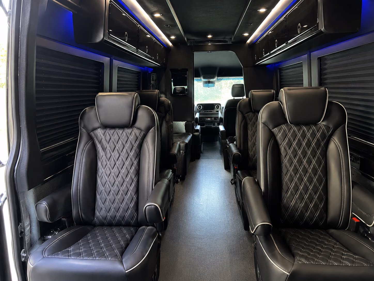fairfield 20 passenger sprinter van interior