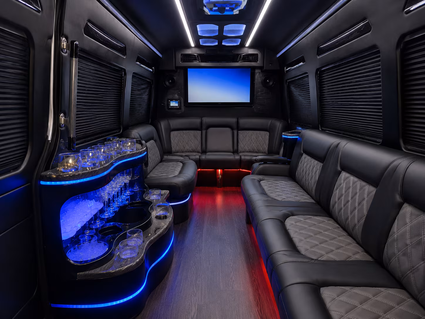 fairfield sprinter limousine inside