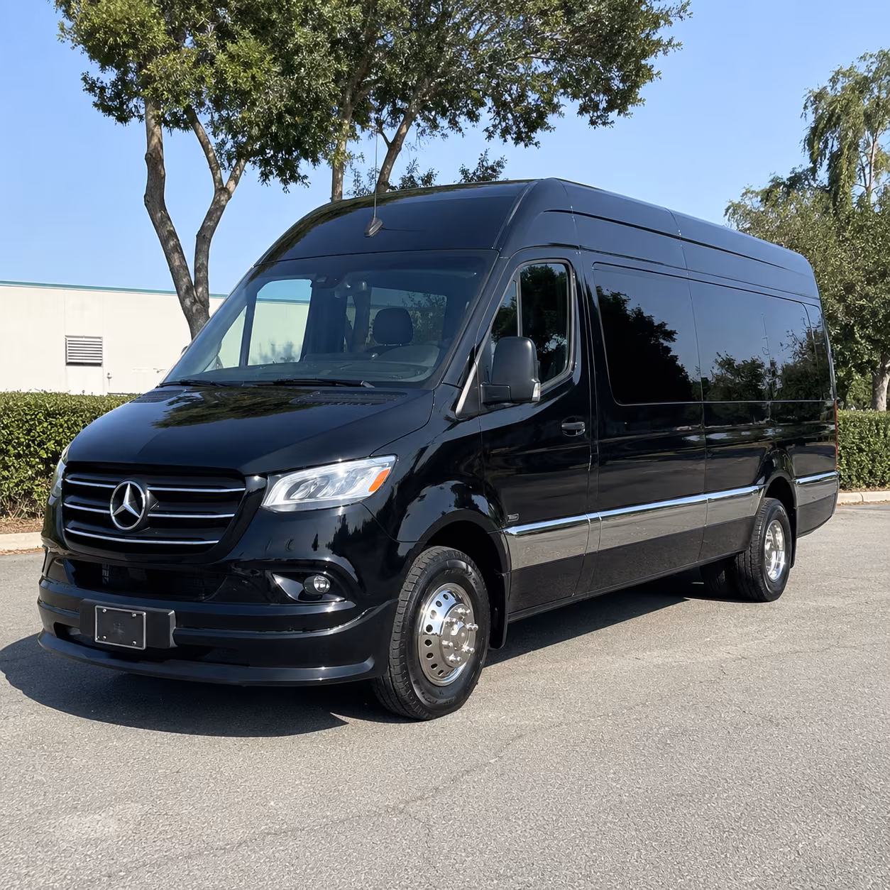 fairfield wedding sprinter van rental
