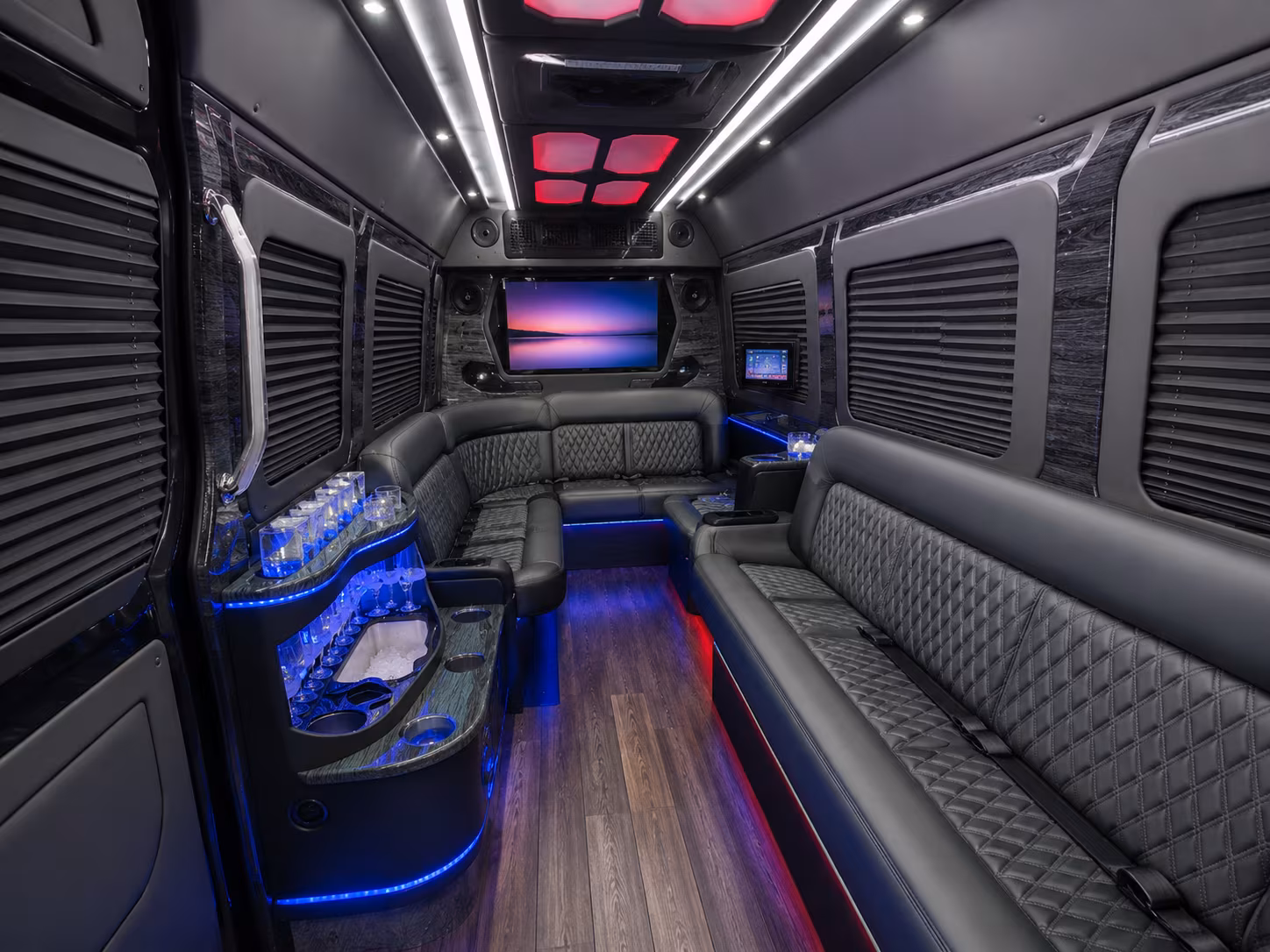 holiday sprinter van rentals for christmas light tours new year s eve and seasonal gatherings in fairfield