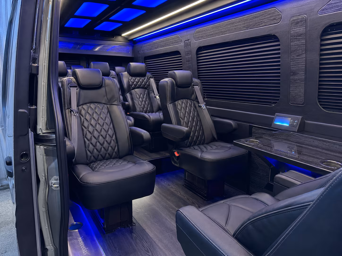 sprinter van transportation for groups and events across fairfield
